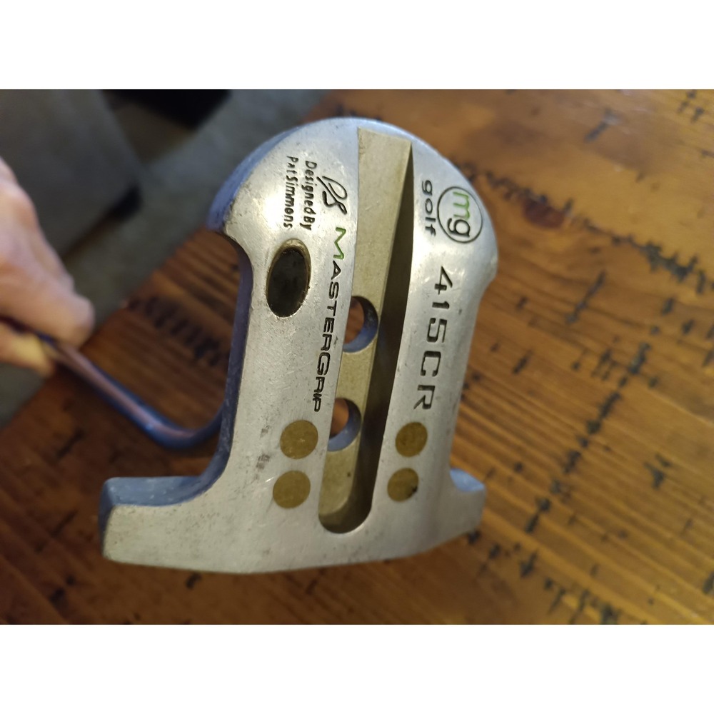 Master Grip 415CR Mallet Putter 35 In Steel Shaft Right Hand Mens Golf Club